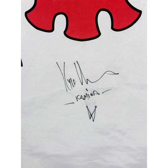 Gurren Lagann Cloth Banner Flag Anime Team Dai-Gurren Symbol Kamina Signed - Picture 2 of 10